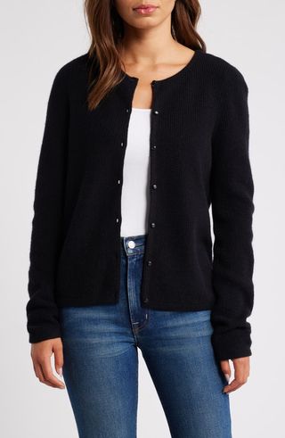 Wool 
Cashmere Cardigan