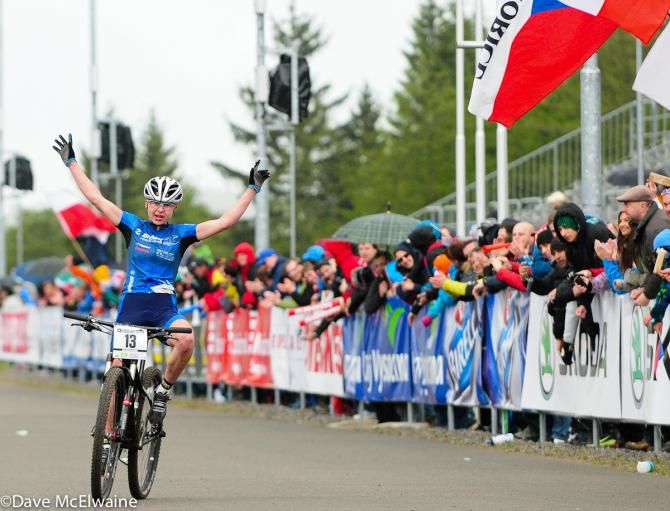 Tanja Zakelj (Unior Tools Team) wins the Nove Mesto World Cup