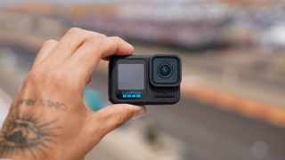 embargo until Wednesday 4 September 3pm/ GoPro Hero 13 Black in hand