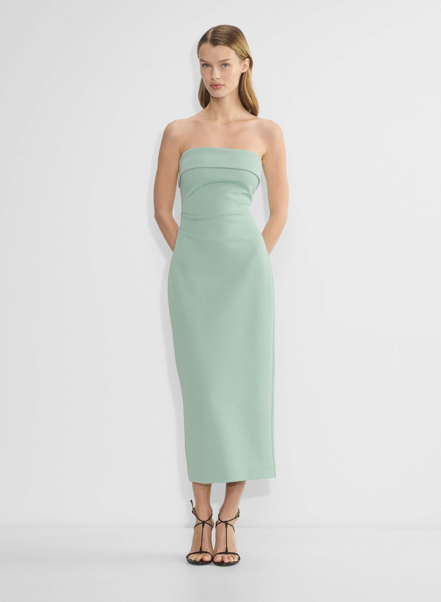 Aritzia, Babaton Figure Knit bycatcher Dress in terraces sage