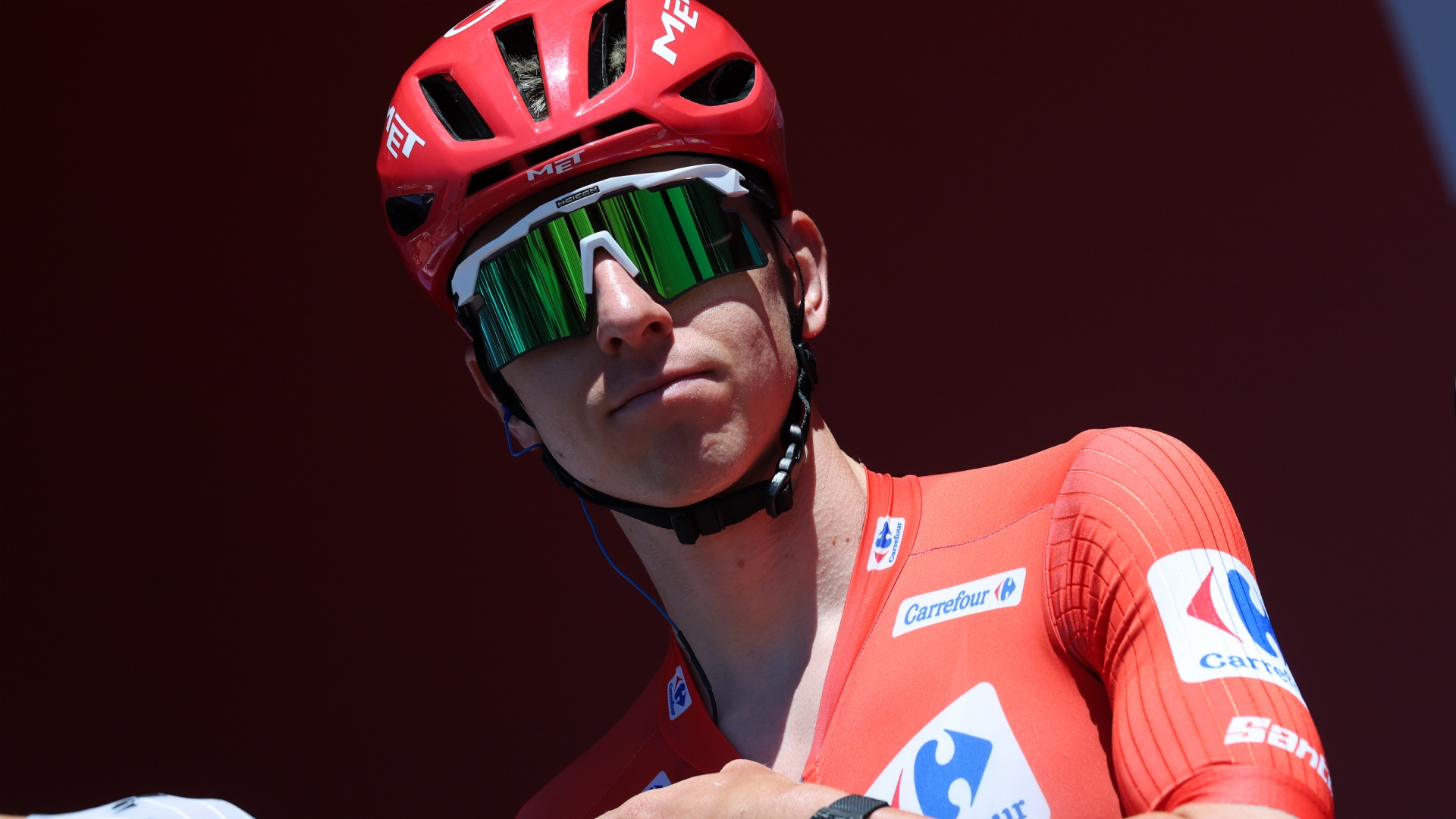 Tadej Pogacar at the 2026 Vuelta a Espana