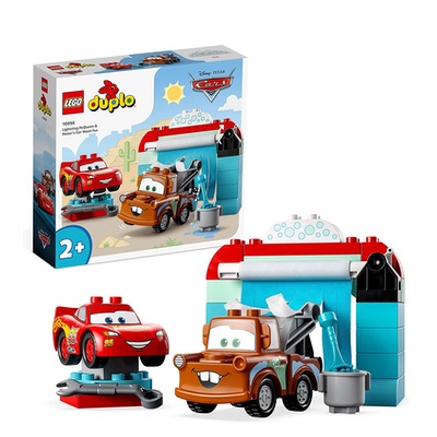 Lego Duplo Blixten McQueen och Bärgarns roliga biltvätt