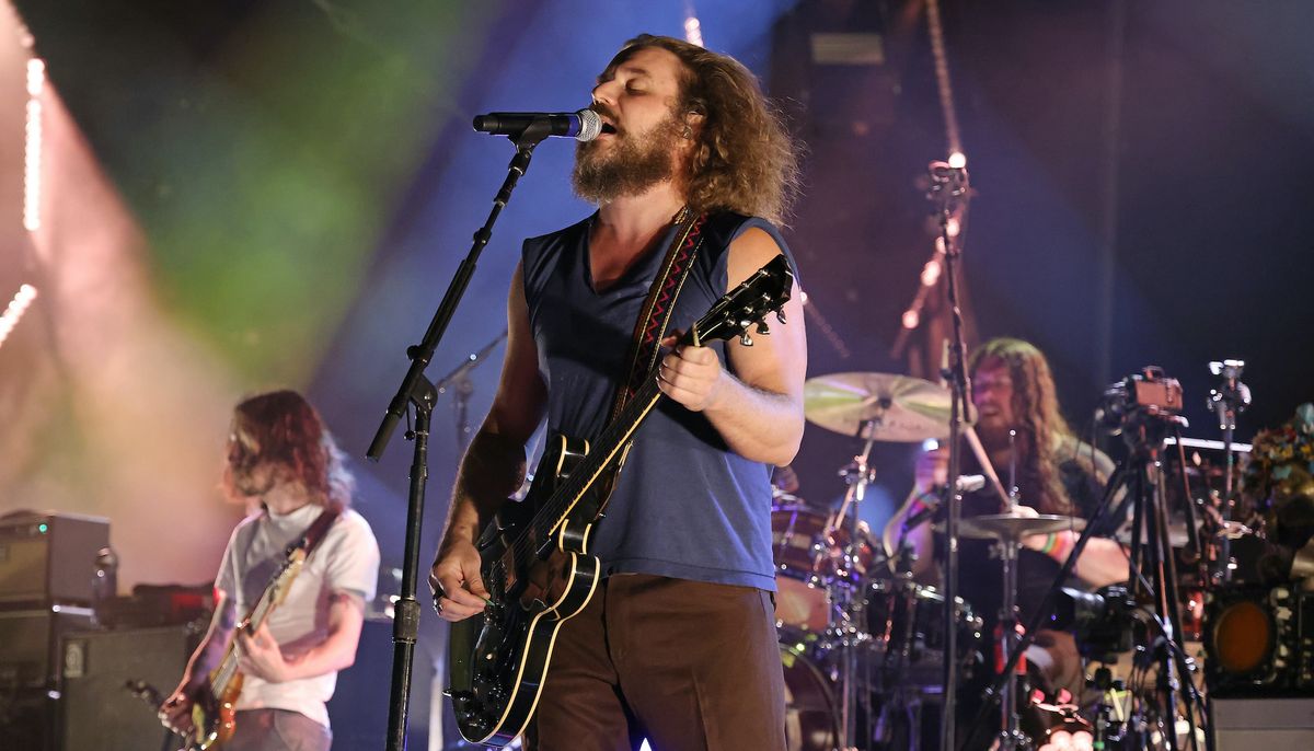 My Morning Jacket perform at Forest Hills Stadium on September 10, 2021 in New York City