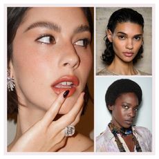 Models showcasing the best 2025 beauty trends