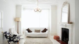 Living room with neutral colour scheme