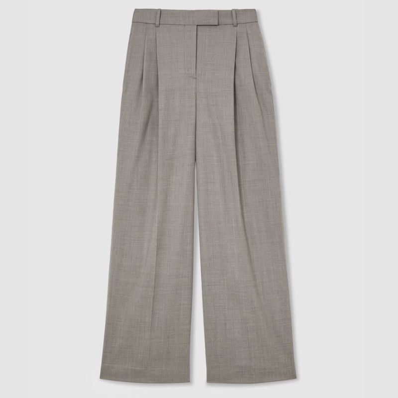Reiss, grey tailored trousers