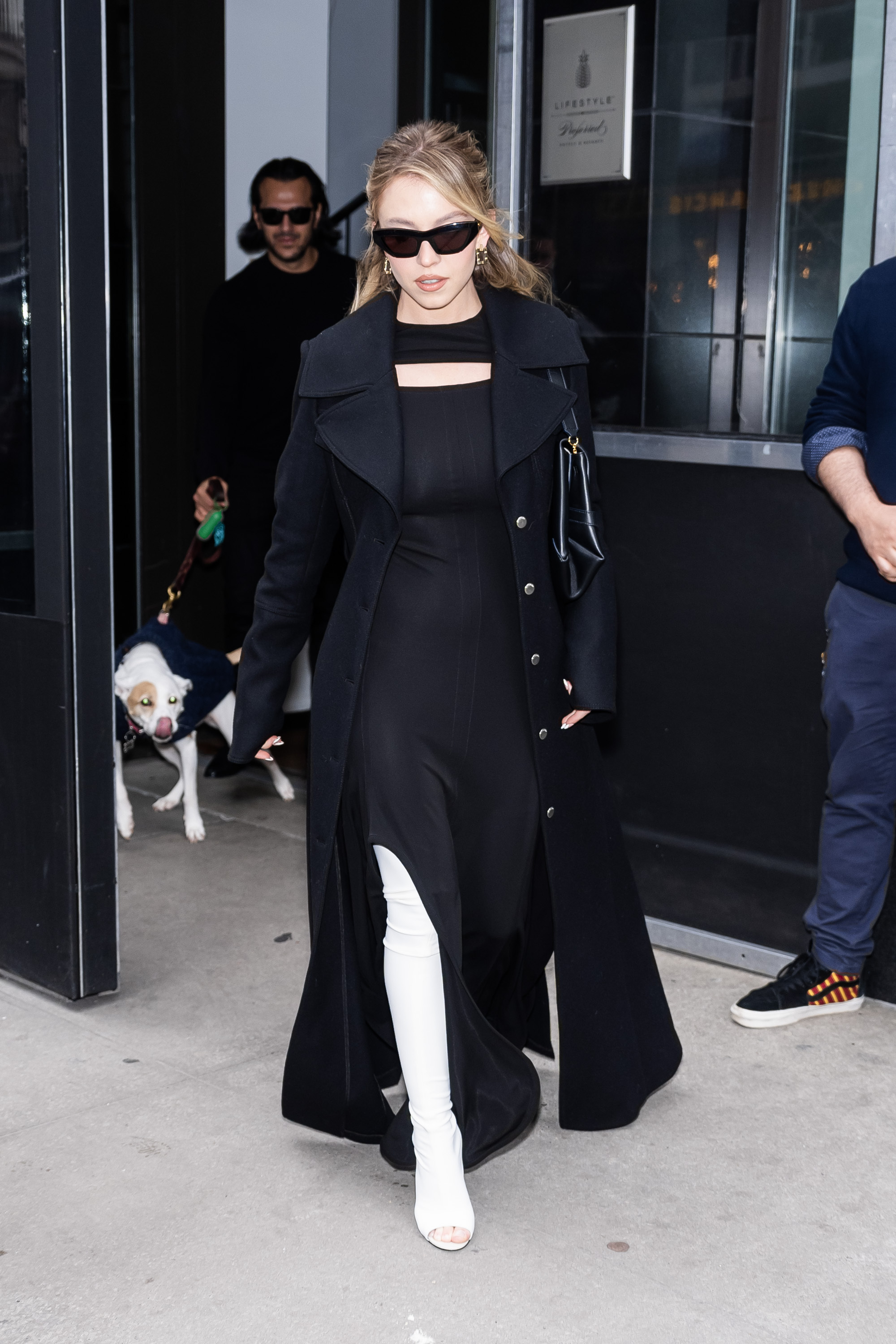 Sydney Sweeney wore the peep-toe boots trend in 2024