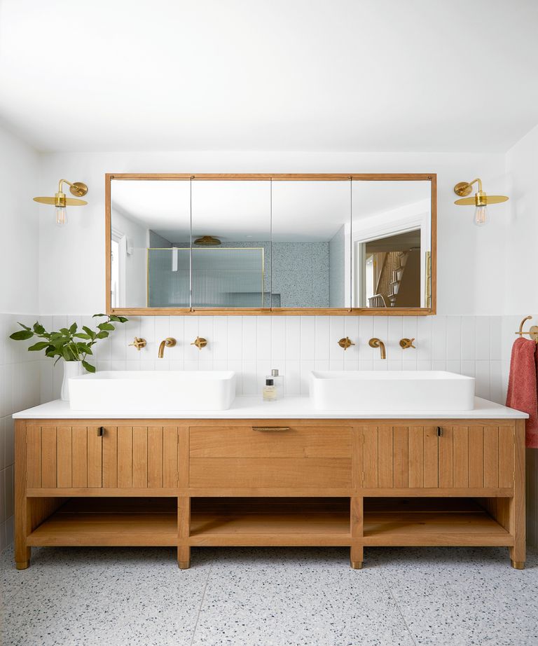 Bathroom Mirror Ideas 10 Elegant, Master Bath Double Vanity Mirror