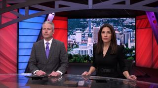 Glen Mills and Emily Florez anchor for WTVX, known in Salt Lake City as ABC4
