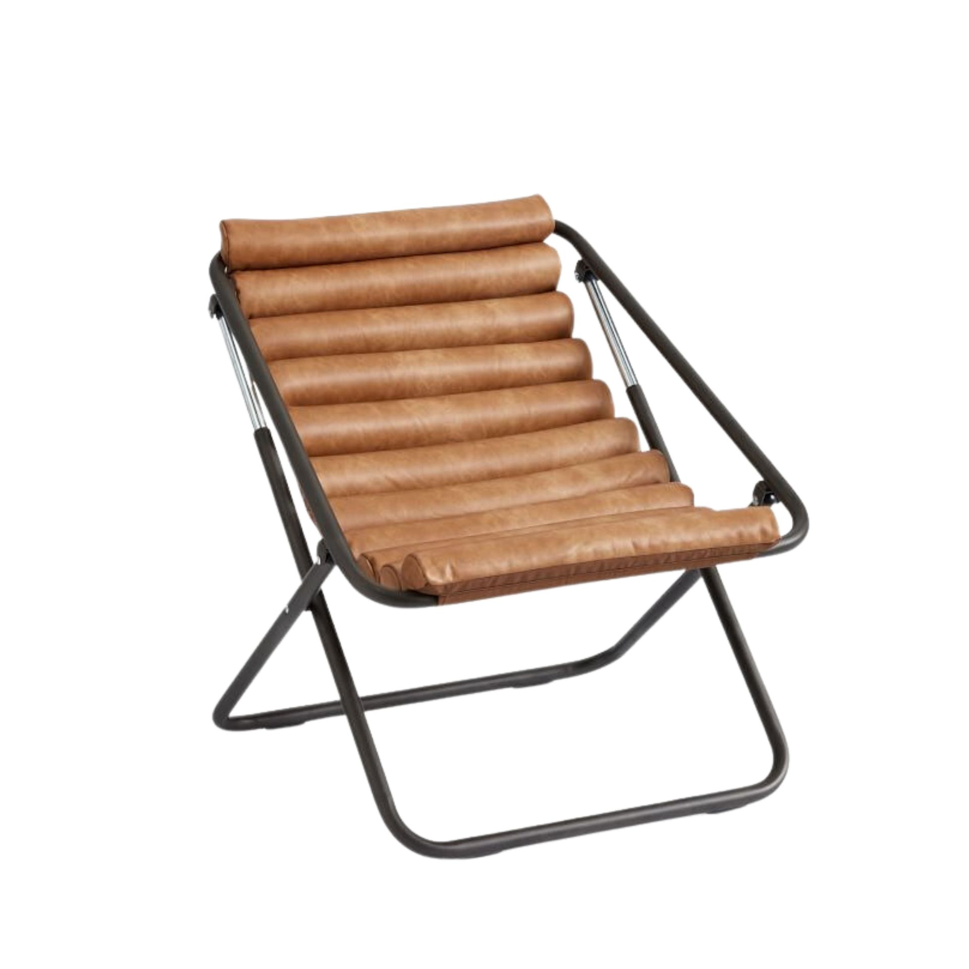 Kursi kulit imitasi dari Pottery Barn Teen