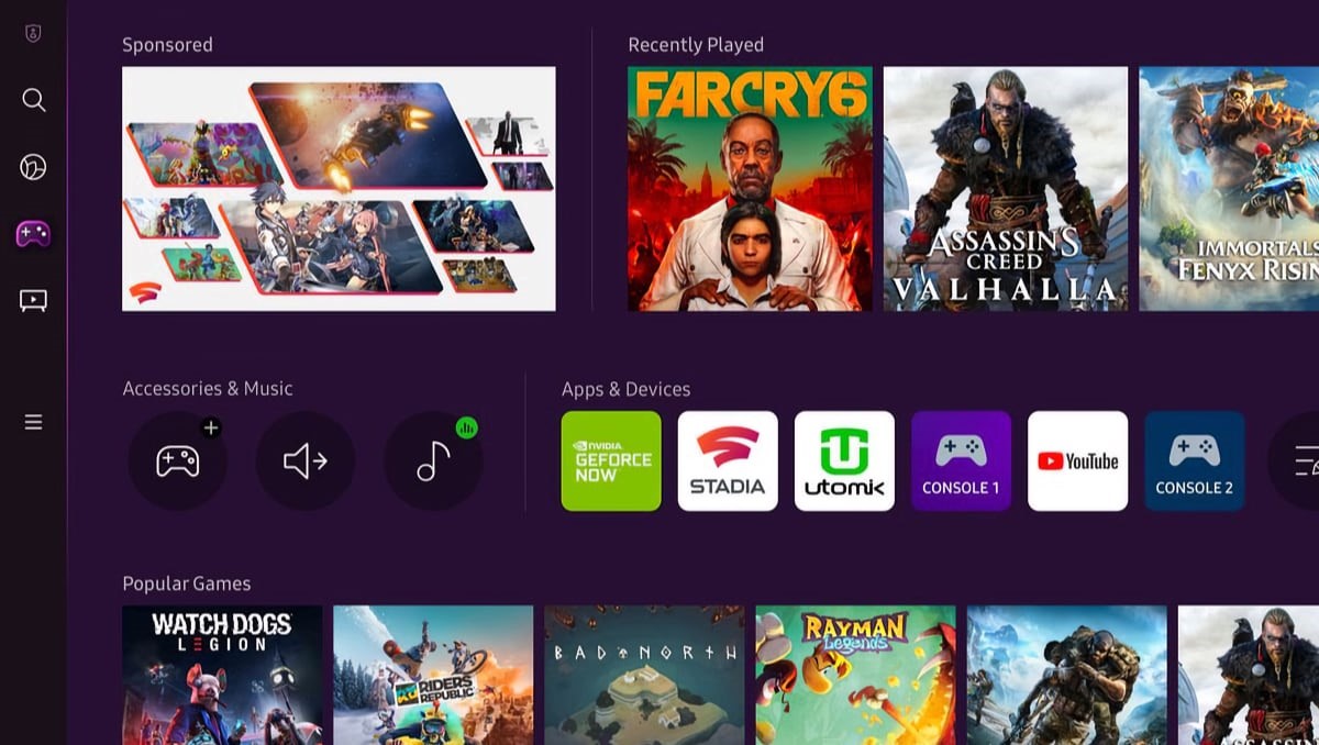 Aplicativo Xbox para smart TVs