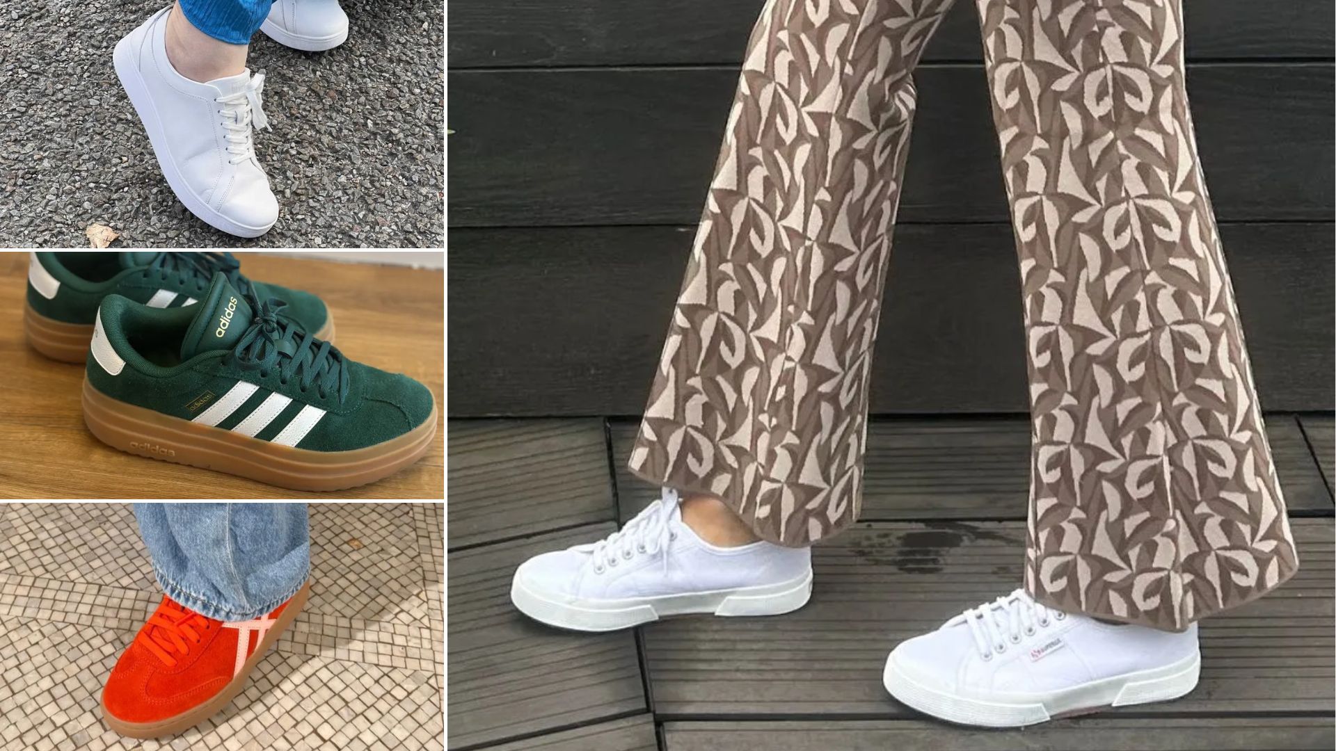 Rivkie Baum, Lucy Trievnor, Caroline Parr, Molly Smith testing the most comfortable trainers 