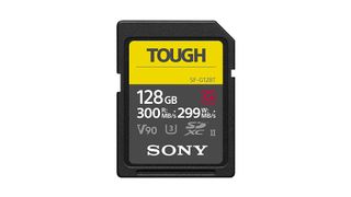 Sony SF-G Tough SDXC memory card product shot