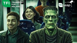 Commuters blast frightful AI art in Halloween transport ads