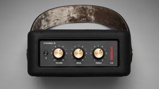Marshall Stockwell II Black and Brass Bluetooth speaker