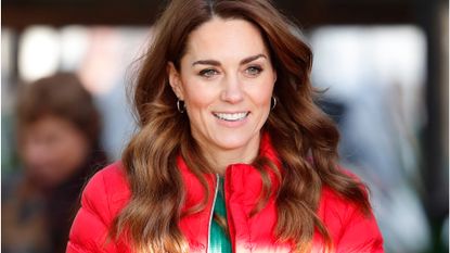 GREAT MISSENDEN, UNITED KINGDOM - DECEMBER 04: (EMBARGOED FOR PUBLICATION IN UK NEWSPAPERS UNTIL 24 HOURS AFTER CREATE DATE AND TIME) Catherine, Duchess of Cambridge joins families and children who are supported by the charity Family Action at Peterley Manor Farm on December 4, 2019 in Great Missenden, England. This is to mark HRH's new patronage of Family Action. (Photo by Max Mumby/Indigo/Getty Images)