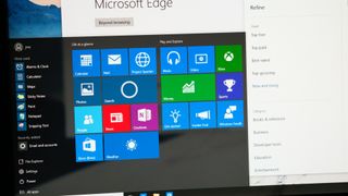 Windows 10 start menu