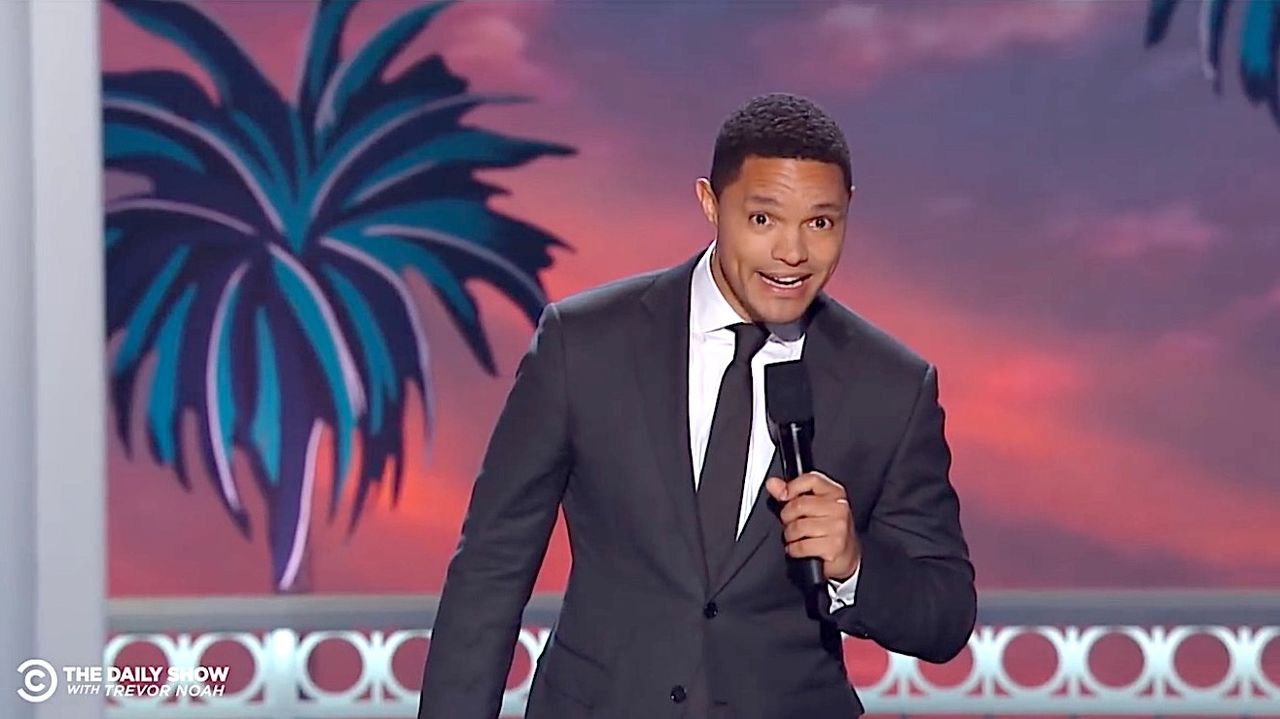 Trevor Noah laughs at Trump and Fox News