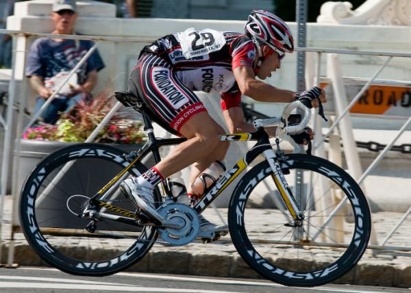 Lisban Quintero (Foundation CRCA) makes one final, yet unsuccessful effort late in the race to bridge up to the break