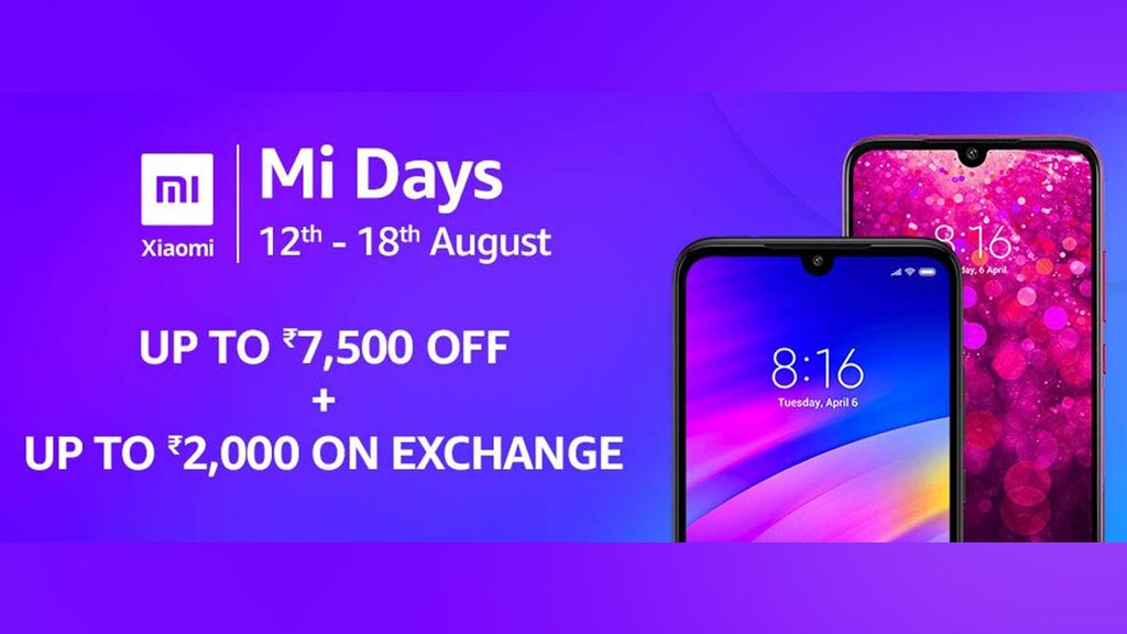 Amazon India Mi Days 2019 best deals and offers on Xiaomi products