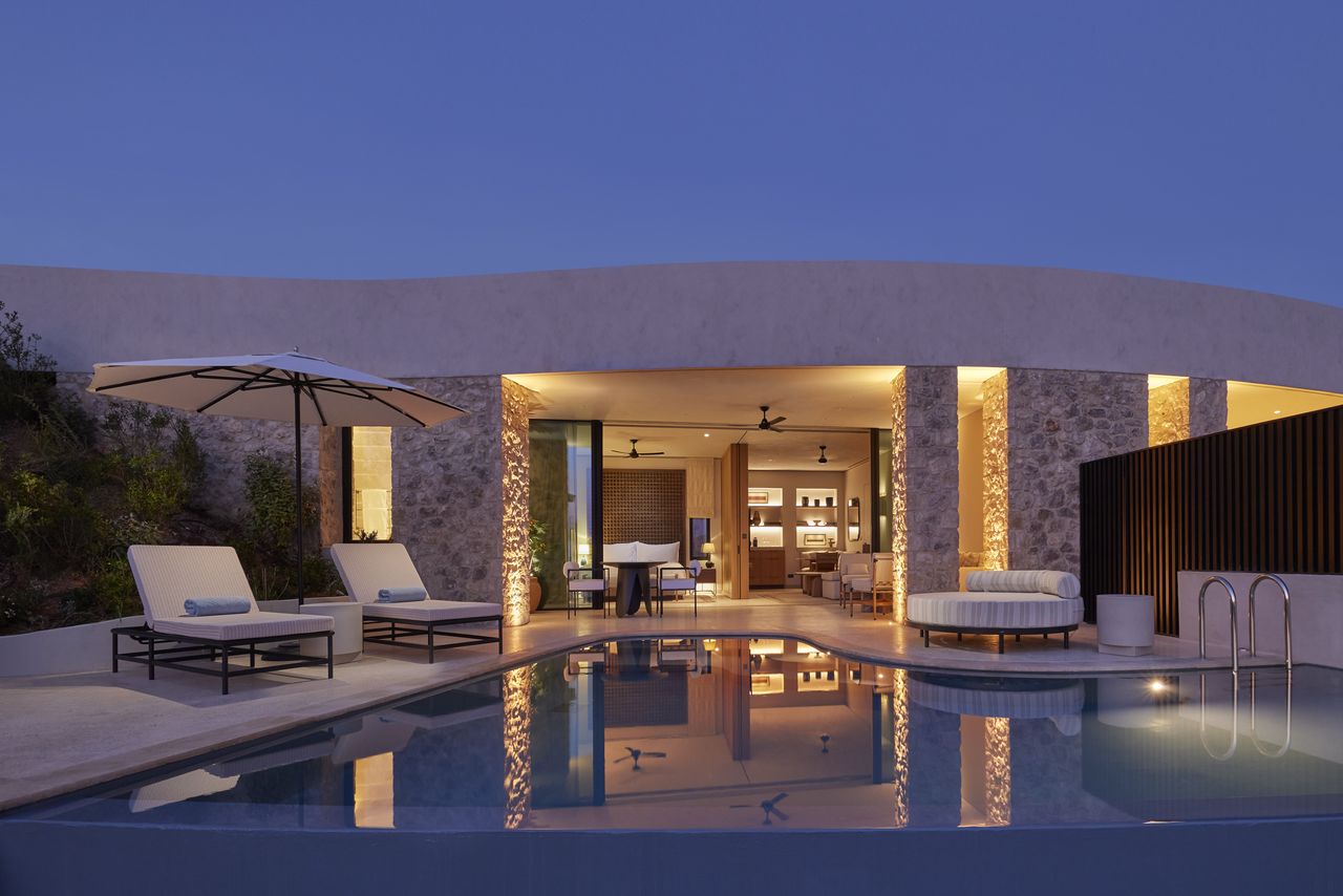 Interior and exterior Greek hotel images