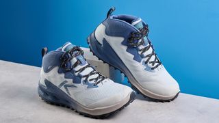 A pair of Keen Zionic NXT Mid Waterproof hiking boots