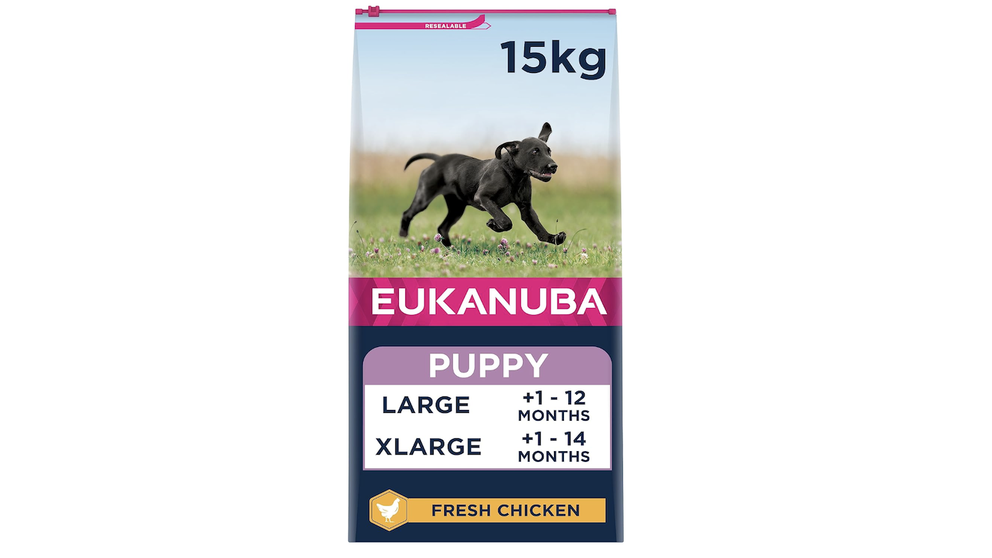 Eukanuba puppy food for large and x-large breeds