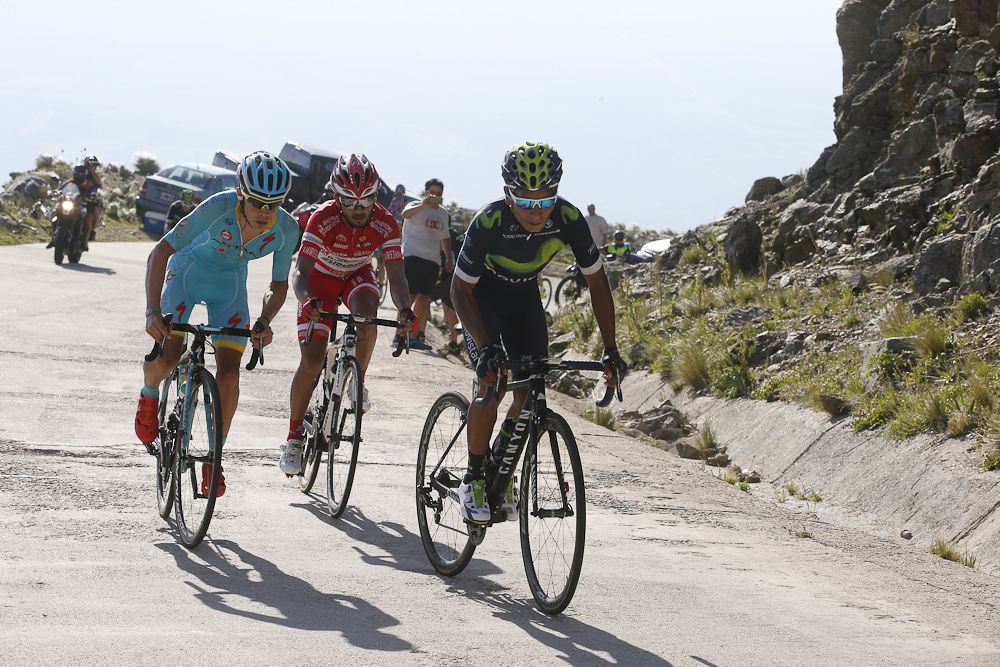 Nairo Quintana and Miguel Angel Lopez