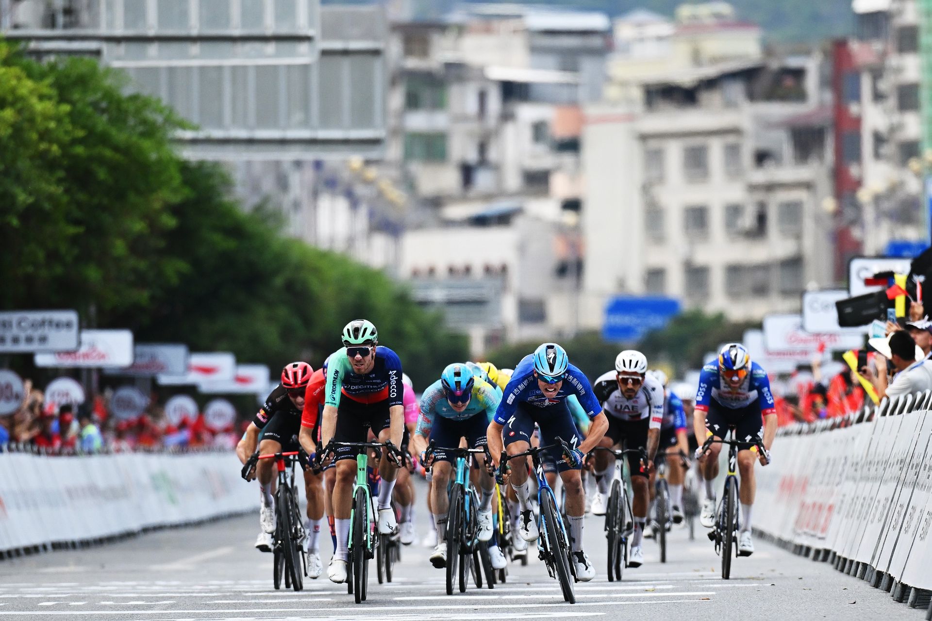 Paul Magnier sprints to victory on stage 4 of the Tour of Guangxi 2026