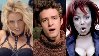 Britney Spears in Work Bitch video; Justin Timberlake in This I Promise You video; Janet Jackson in I Get Lonely video.