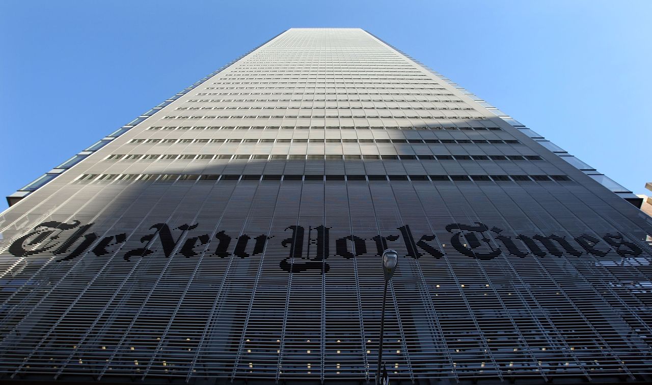 The New York Times building.