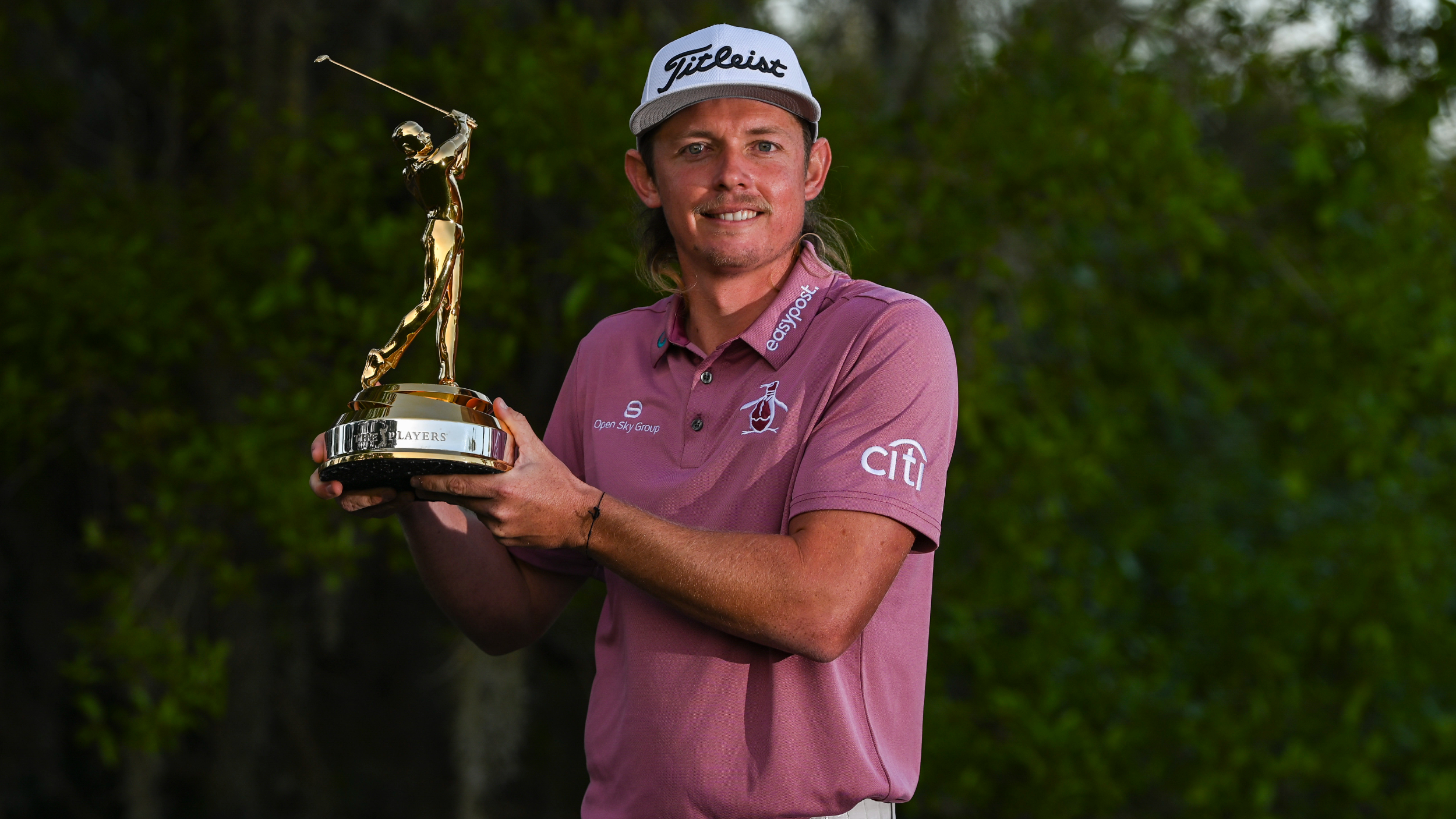 Cameron Smith The Players Championship trophy