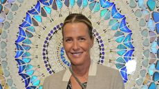Prince Charles' goddaughter, India Hicks attends a private view of "Damien Hirst: Mandalas" at White Cube Gallery on September 19, 2019 in London, England