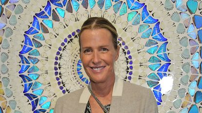 Prince Charles' goddaughter, India Hicks attends a private view of "Damien Hirst: Mandalas" at White Cube Gallery on September 19, 2019 in London, England