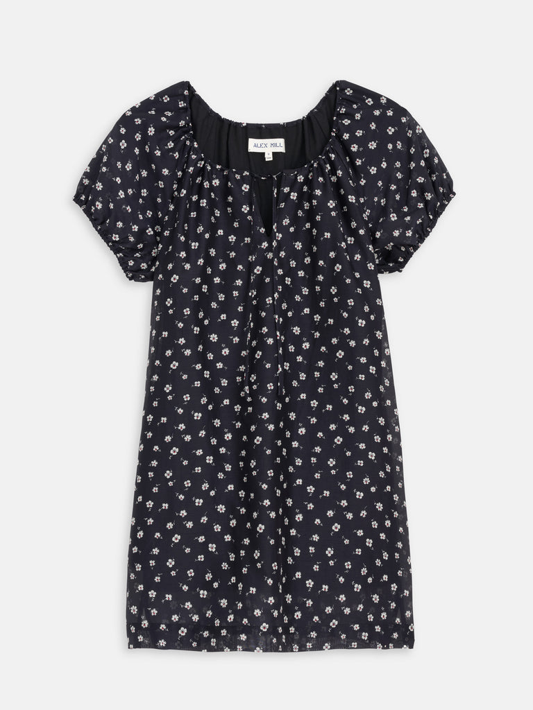 Rose Dress in Floral Cotton Silk