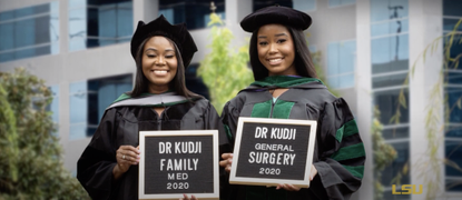 Dr. Cynthis Kudji Sylvester and Dr. Jasmine Kudji.