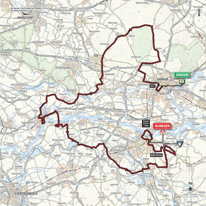 Giro d'Italia 2016: stage 2 map