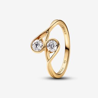 Pandora two-piece diamond ring