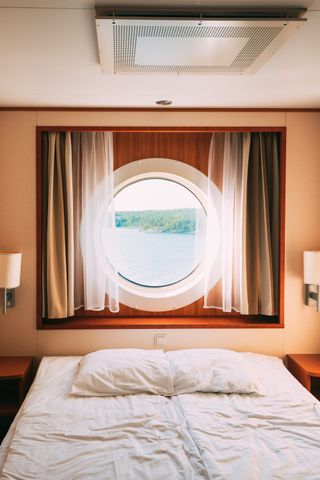 cruise ship cabin