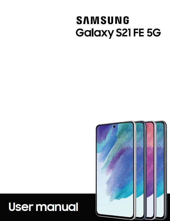 Samsung Galaxy S21 Fe Leaked User Manual