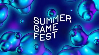 Summer Game Fest 2022: Summer Game Fest written on a bubbly, blue background