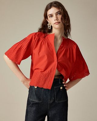 Jolie Top in Cotton Poplin