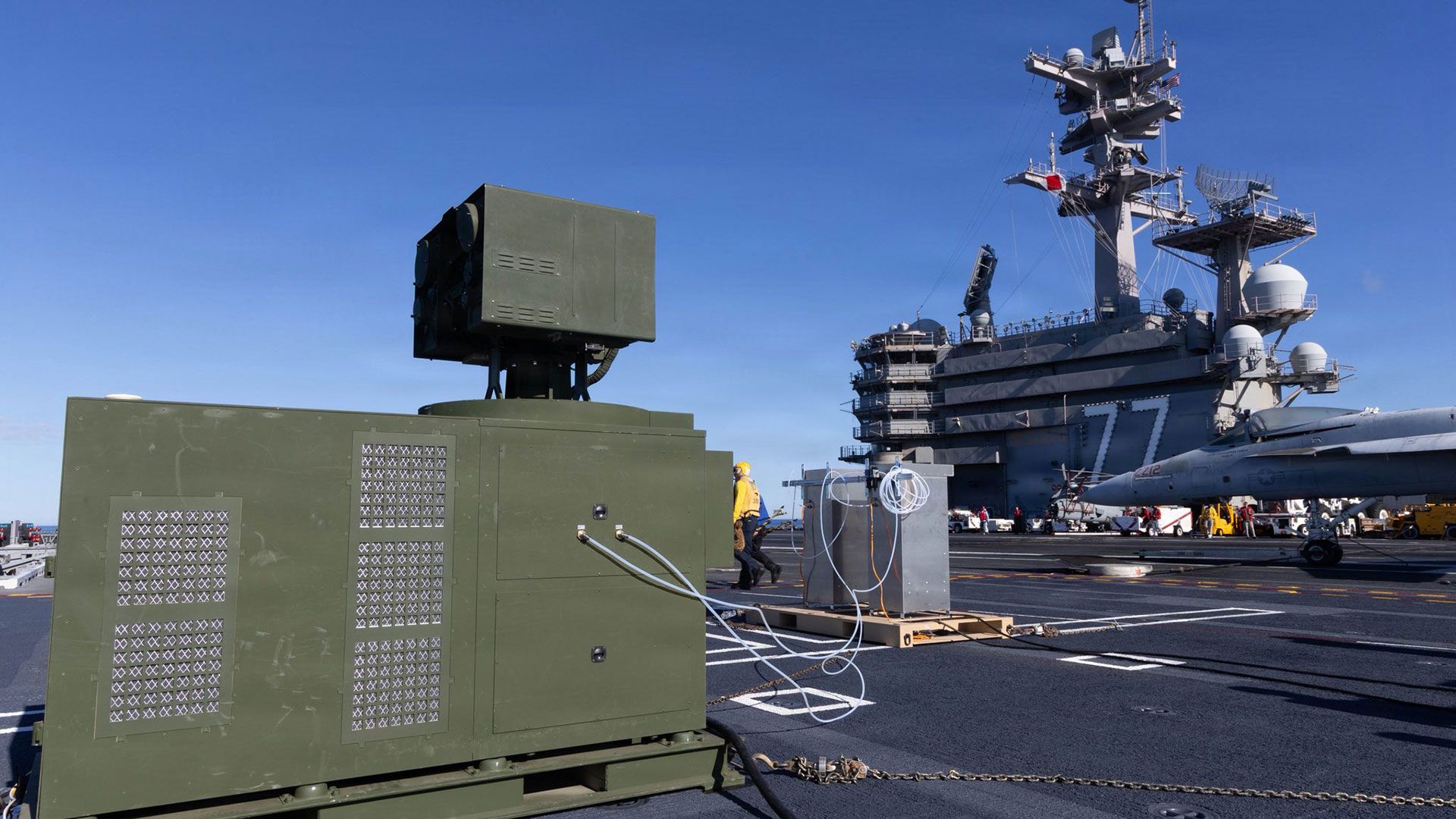 US Navy tests laser weapon that shoots down drones on the&hellip;