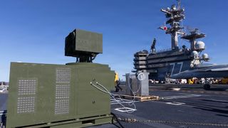 A LOCUST Laser Weapon System was put aboard the USS George H.W. Bush.