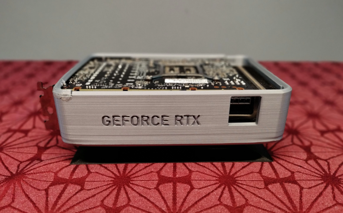 Nvidia hasn’t done it, so a redditor made an adorable mini RTX 3060 Founders Edition with a 3D printer