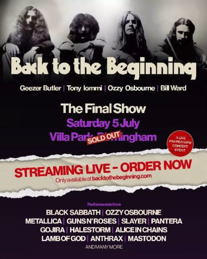 Black Sabbath Back to the Beginning