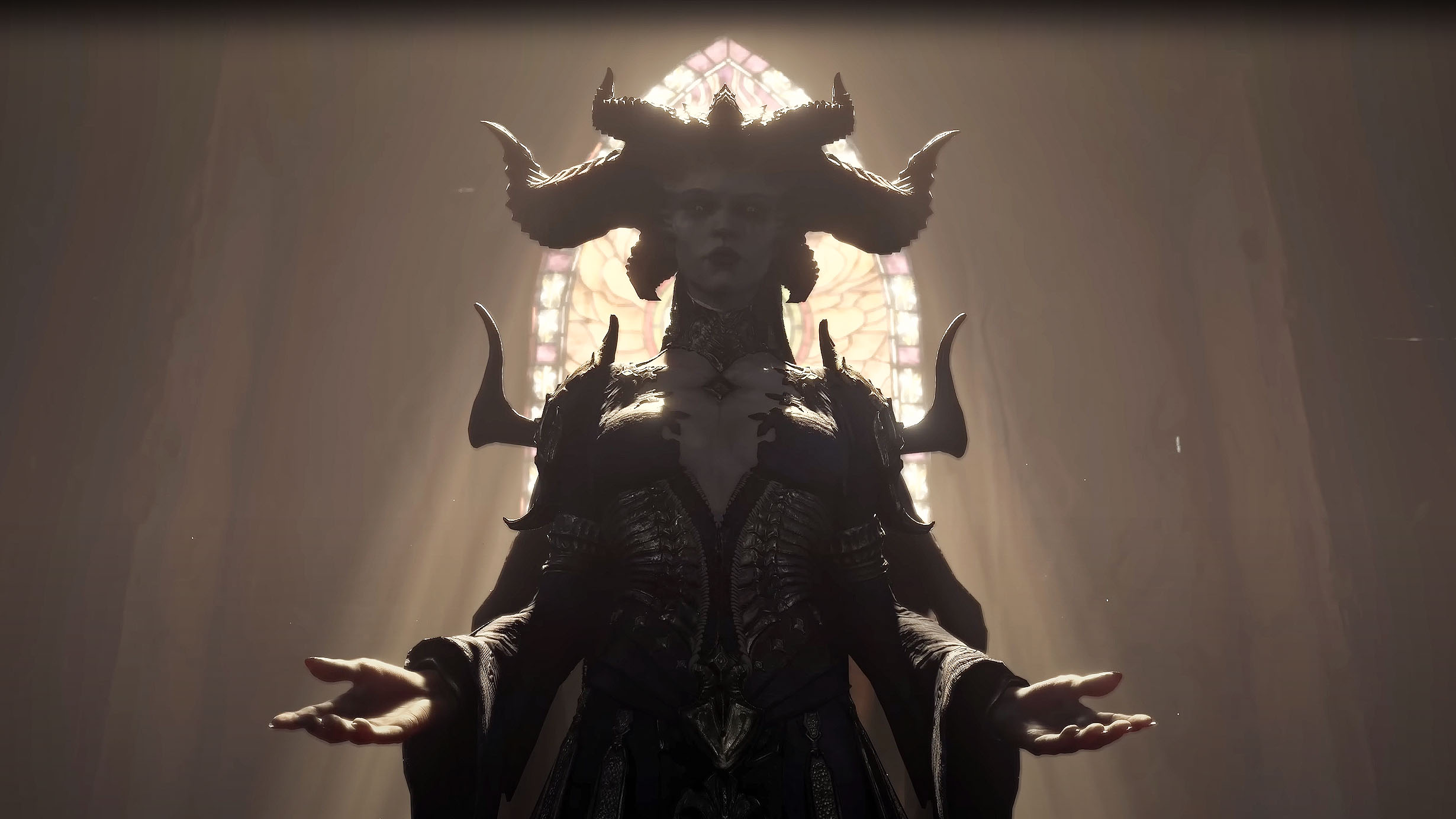 Diablo IV: Lilith in einer Kirche.