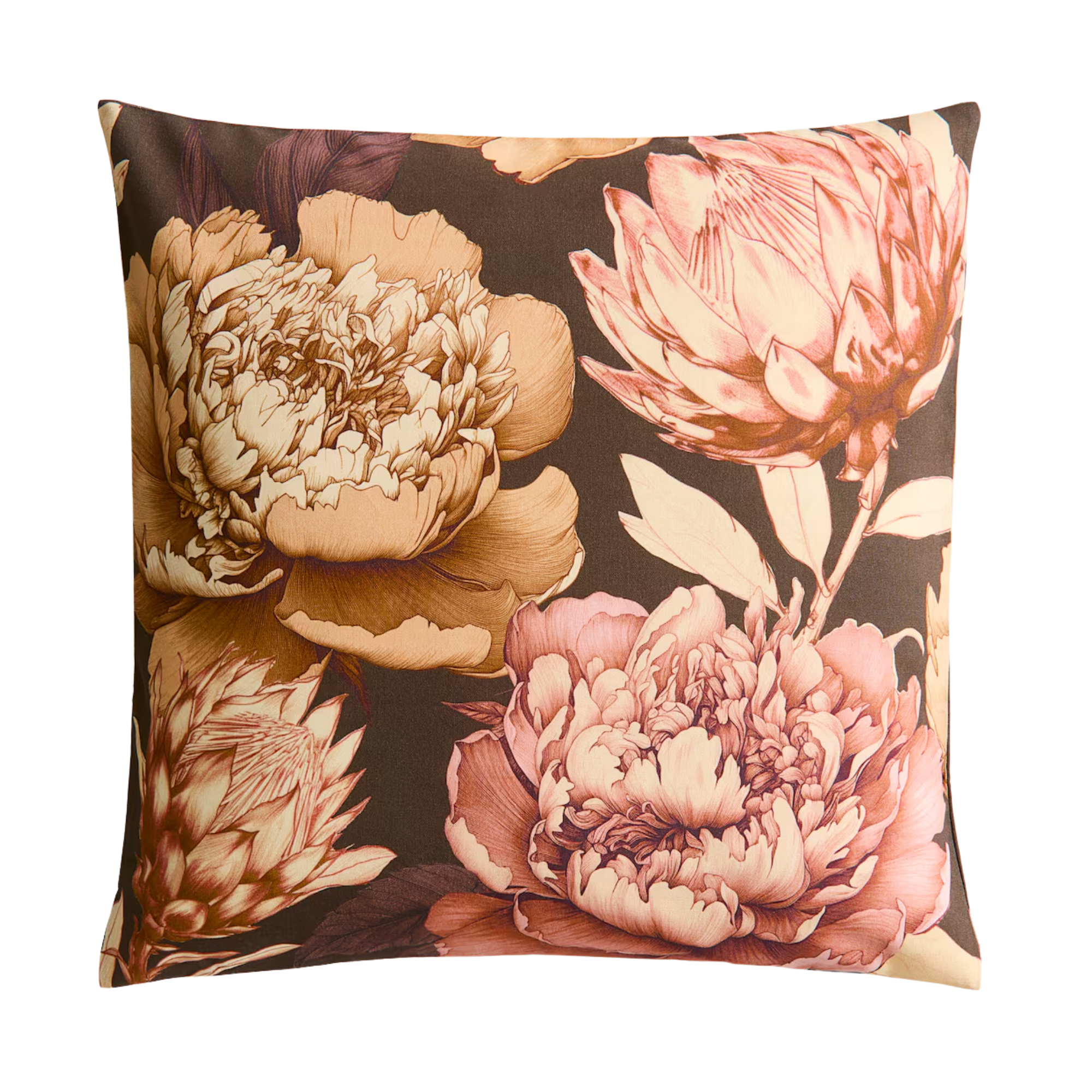 floral pillow cover