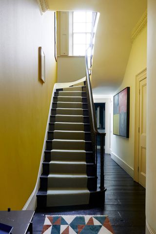 Livingetc-House-Tour-Modern-Home-Yellow-Hallway