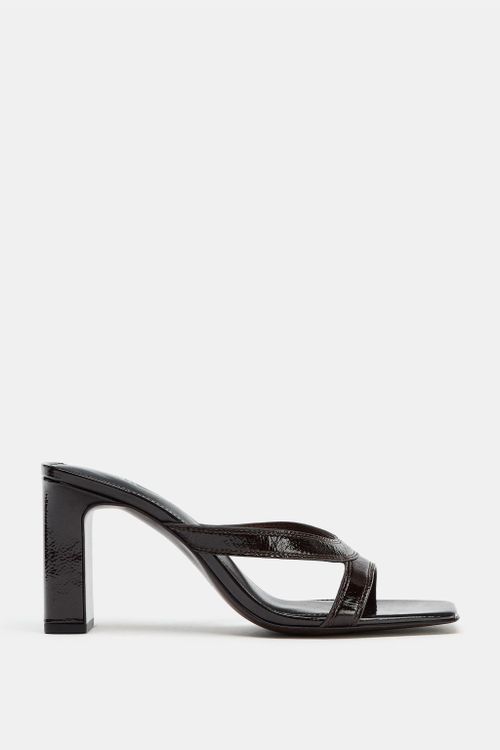 Leather Strappy Heels